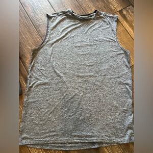 Men’s Champion Heather Gray Athletic Tank size Large